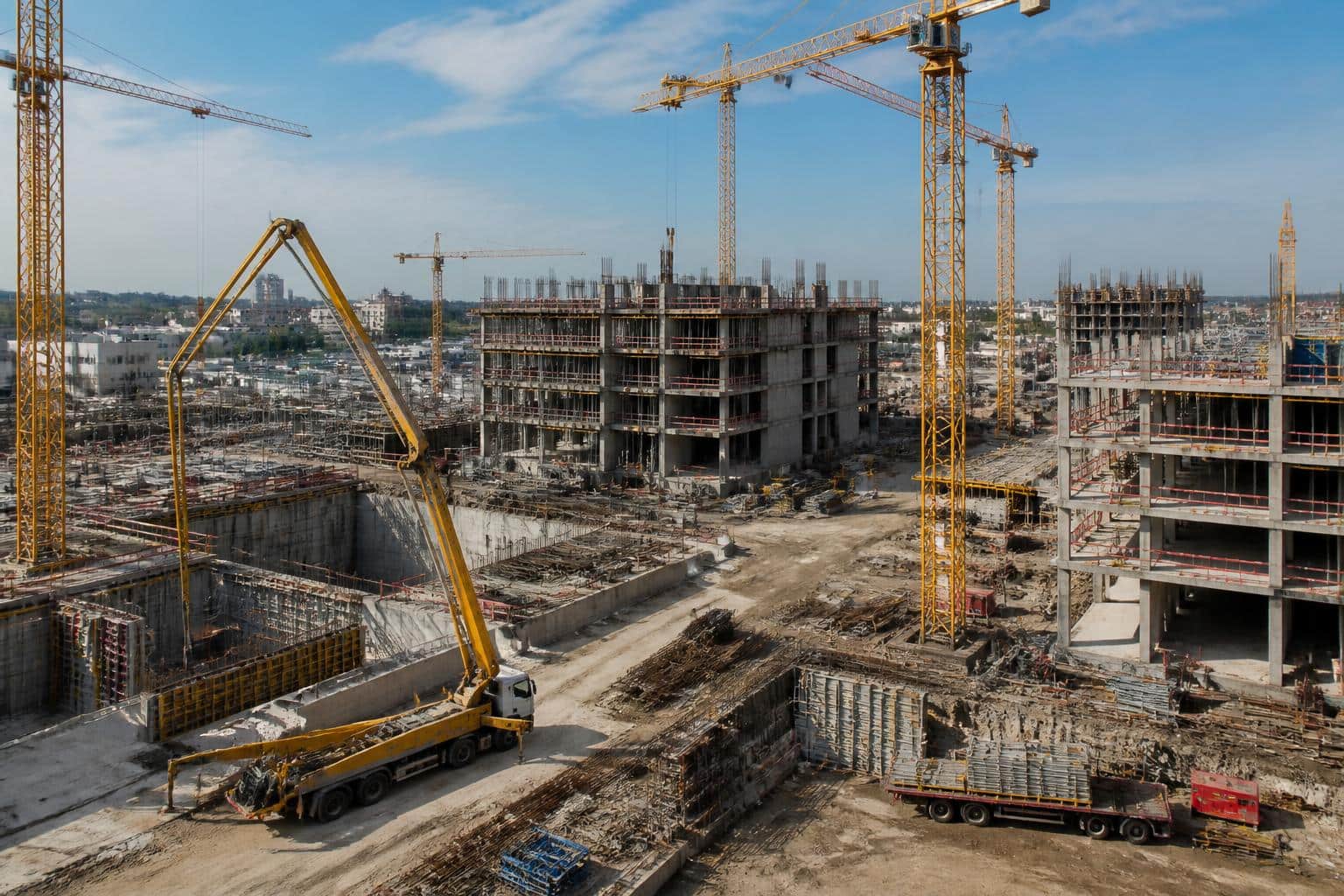 UK construction site project management